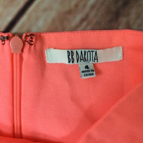 B.B Dakota Bright Neon Holiday Skirt w/Gold Trim - Picture 3 of 7
